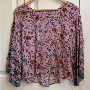Eyeshadow Pink Floral Top